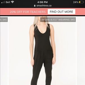 SMASH & TESS Black Romper - never worn